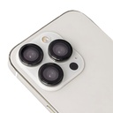 Apple iPhone 17 Pro Max kamera védő üvegfólia (Átlátszó fekete peremmel)