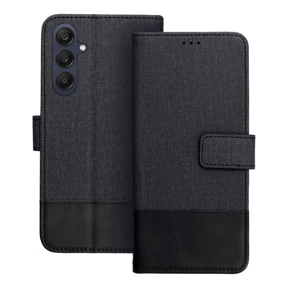 Samsung Galaxy A35 Gomma notesz tok (Fekete)