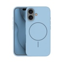 Apple iPhone 16 Silicone Thin magsafe hátlap tok (Kék)