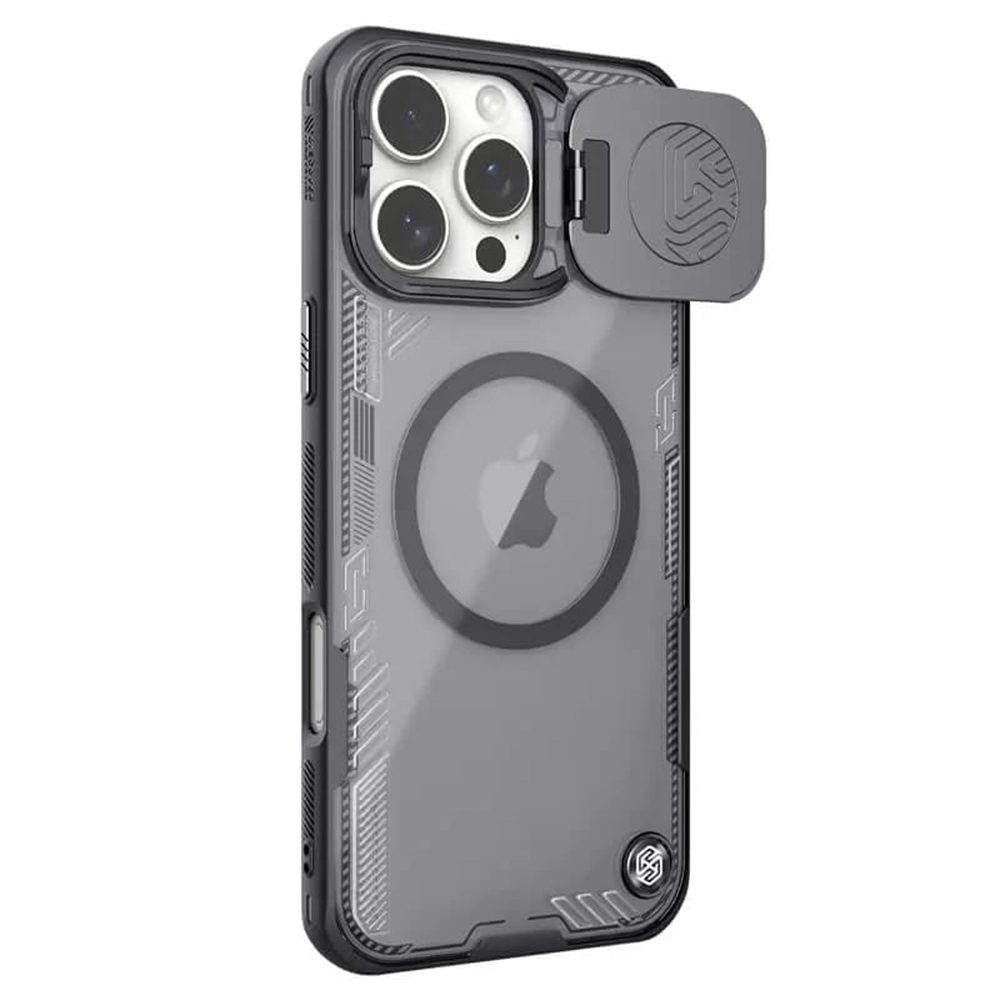 Apple iPhone 16 Pro Nillkin Iceblade Prop magsafe hátlap tok (Fekete)