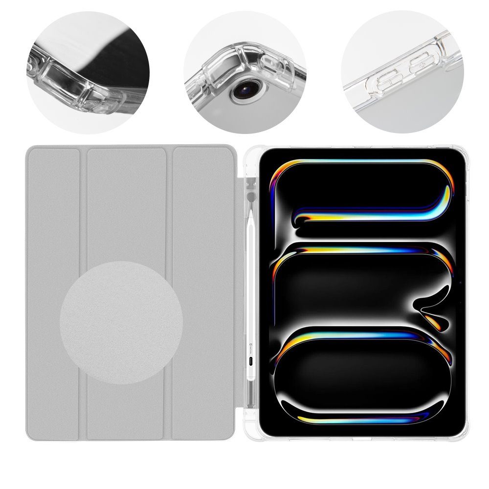 OBAL:ME MistyTab tok iPad Air 2020/2022/2024/2025 / iPad Pro 11 1/2/3/4 (Világosszürke)