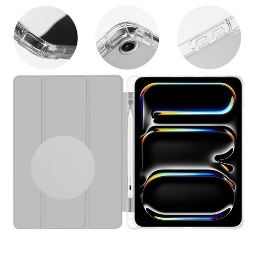 OBAL:ME MistyTab tok iPad Air 2020/2022/2024/2025 / iPad Pro 11 1/2/3/4 (Világosszürke)