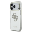 Guess PC/TPU Mirror 4G Glitter Logo MagSafe iPhone 17 Pro (Arany)