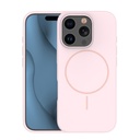 Apple iPhone 16e Silicone Thin magsafe hátlap tok (Rózsaszín)