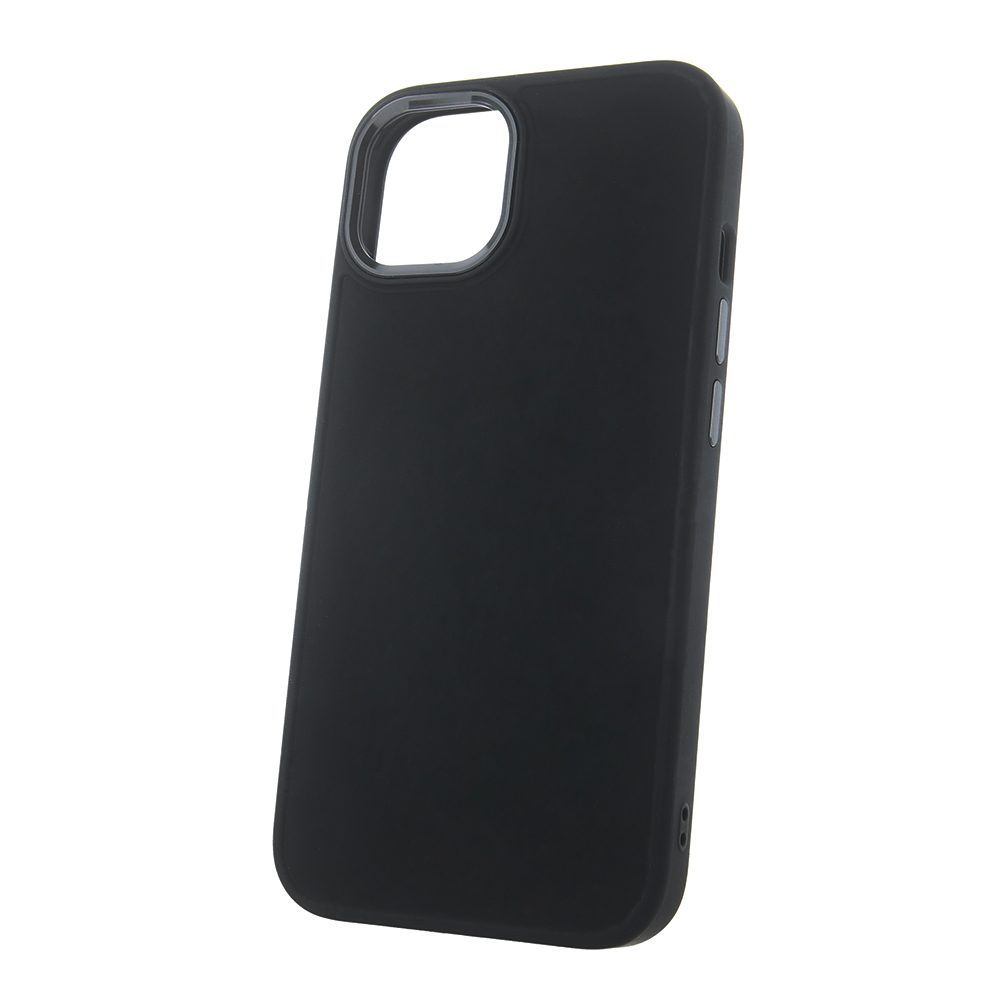 Apple iPhone 16e Satin hátlap tok (Fekete)