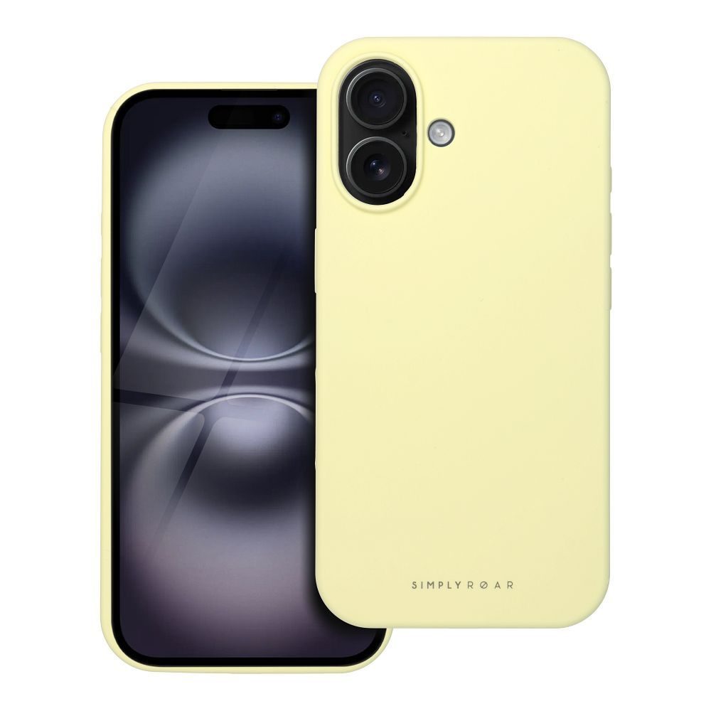 Apple iPhone 16 Roar Cloud skin hátlap tok (Világos sárga)
