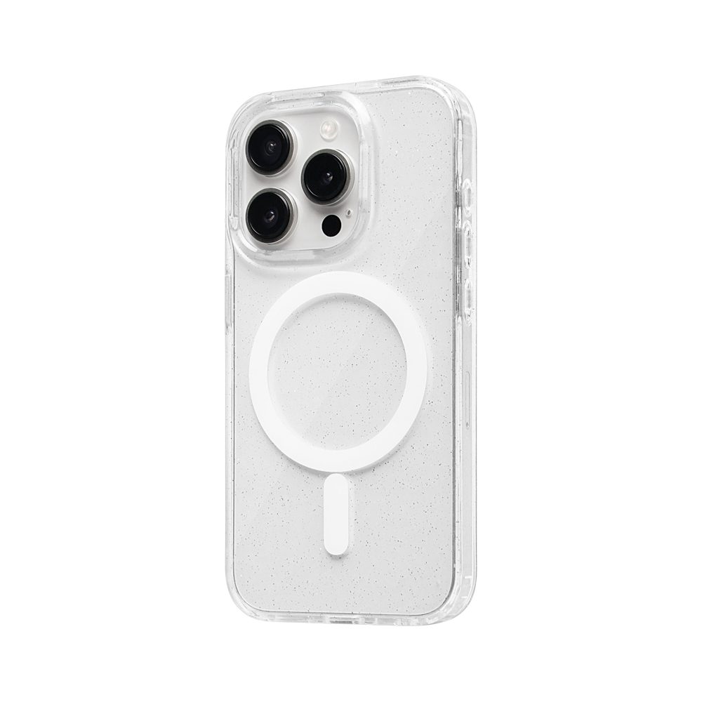 Apple iPhone 16e Shine MagSafe hátlap tok (Átlátszó)