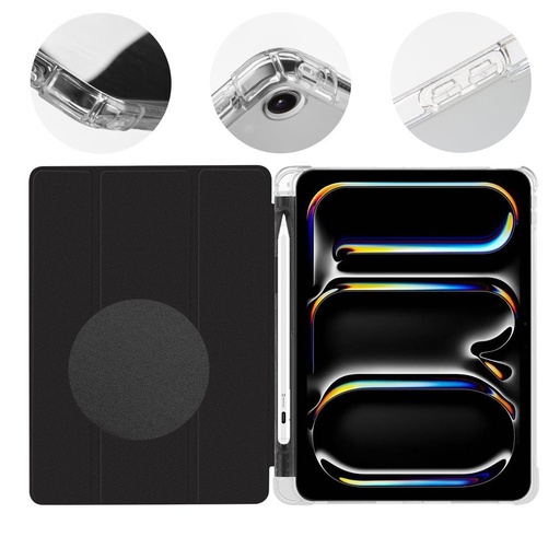 OBAL:ME MistyTab tok iPad Air 2020/2022/2024/2025 / iPad Pro 11 1/2/3/4 (Fekete)