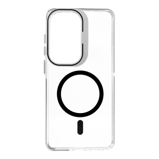 Samsung Galaxy S26 Ultra Lens MagSafe Szilikon hátlap tok (Fekete)