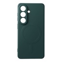 Samsung Galaxy S26 Silicone mag cover magsafe hátlap tok (Zöld)