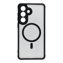 Samsung Galaxy S26 Plus Full matte mag magsafe hátlap tok (Fekete)