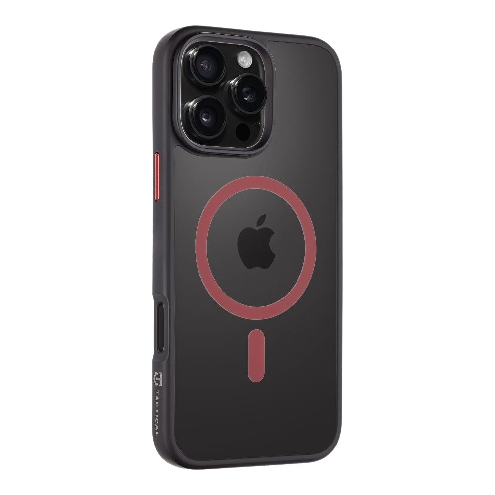 Apple iPhone 16 Pro Max Tactical MagForce Hyperstealth 2.0 hátlap tok (Fekete - Piros)