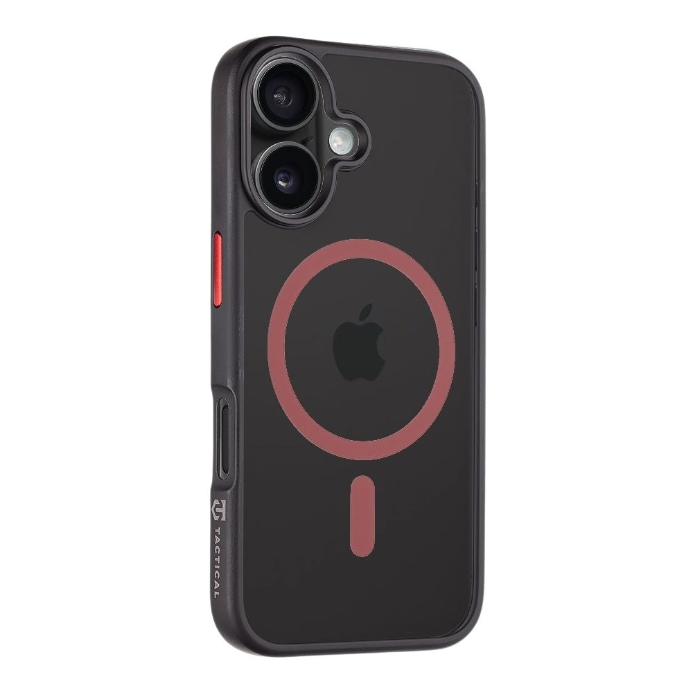 Apple iPhone 16 Tactical MagForce Hyperstealth 2.0 hátlap tok (Fekete - Piros)