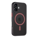 Apple iPhone 16 Tactical MagForce Hyperstealth 2.0 hátlap tok (Fekete - Piros)