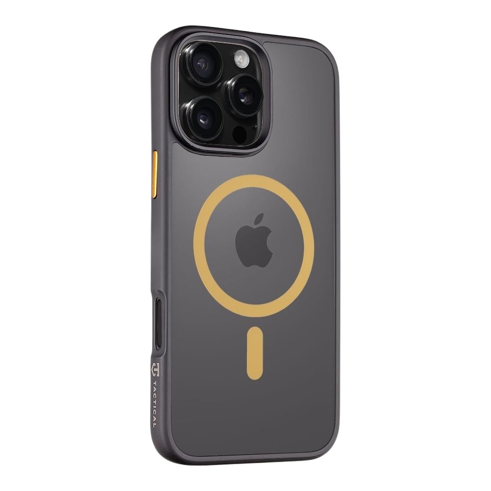 Apple iPhone 16 Pro Max Tactical MagForce Hyperstealth 2.0 hátlap tok (Fekete - Sárga)