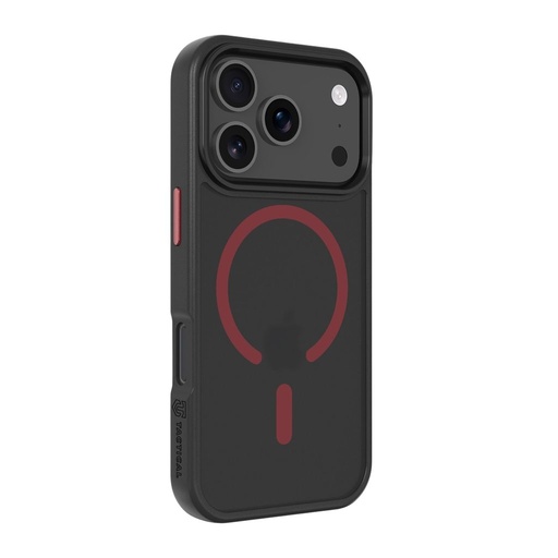 Apple iPhone 17 Pro Tactical MagForce Hyperstealth 2.0 hátlap tok (Fekete - Piros)