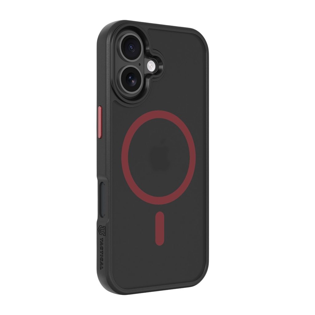 Apple iPhone 17 Tactical MagForce Hyperstealth 2.0 hátlap tok (Fekete - Piros)
