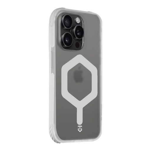 Apple iPhone 15 Pro Tactical MagForce Hexagon tok (Fehér)