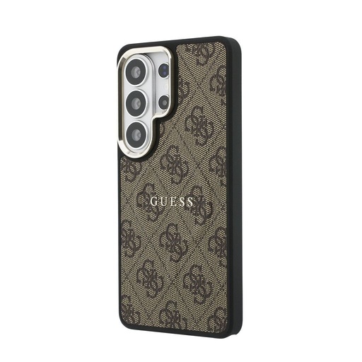 Guess PU Leather 4G Gold Frame Magnetic Samsung Galaxy S26 Ultra (Barna)