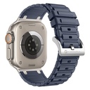 Forcell F-Design FA06 szilikon szíj Apple Watch 42 / 44 / 45 / 49 mm (Kék)