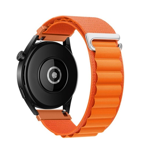 Forcell F-Design FS05 poliészter szálas szíj Samsung Galaxy Watch 22 mm (Narancssárga)