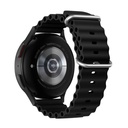 Forcell F-Design FS01 szilikon szíj Samsung Galaxy Watch 22 mm (Fekete)