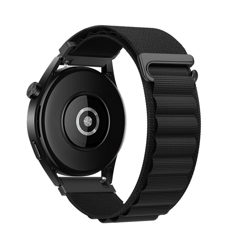 Forcell F-Design FS05 poliészter szálas szíj Samsung Galaxy Watch 22 mm (Fekete)