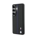 BMW M PU Leather Perforated Stripes and Metal Logo Magnetic Samsung Galaxy S26 Ultra (Kék)