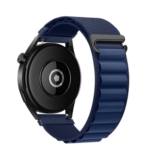 Forcell F-Design FS05 poliészter szálas szíj Samsung Galaxy Watch 22 mm (Tengerészkék)