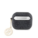 Guess 4G Script PC/PU Charm tok AirPods 3 (Fekete)