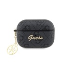 Guess 4G Script PC/PU Charm tok AirPods Pro 2 (Fekete)