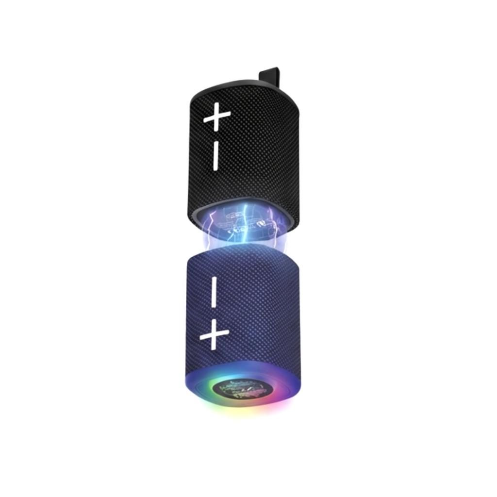 XO F79 mágneses RGB hordozható Bluetooth hangszóró (Fekete)