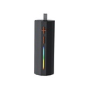 XO F71 Cylinder LED Dazzle hordozható Bluetooth hangszóró fogantyúval (Fekete)