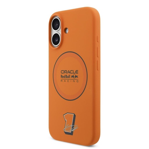 Red Bull Silicone Blue Ring MagSafe tok iPhone 17 (Narancs)
