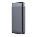 Forever TB-100L külső akkumulátor / powerbank (Fekete) - 20000 mAh