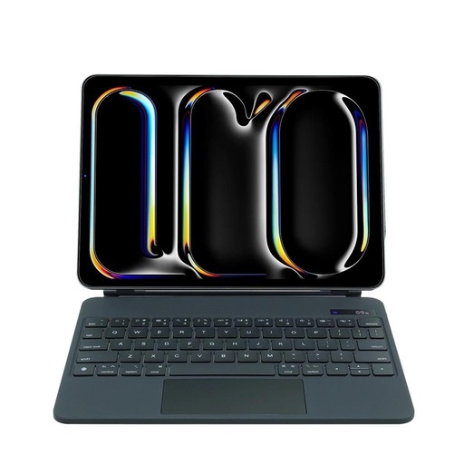 XO KB-09 okos billentyűzet digitális kijelzővel iPad 10.9/11" (Fekete) - 64 gombos