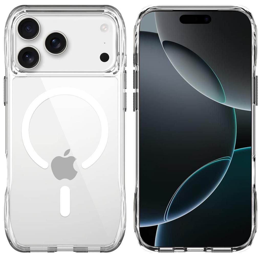 Apple iPhone 17 Pro Max ROAR Slim Defender MagSafe hátlap tok (Átlátszó)
