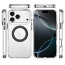 Apple iPhone 17 Pro Max TOKO Pure MagSafe 360 ring hátlap tok (Fekete)