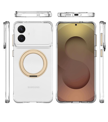 Samsung Galaxy S26 Plus TOKO Pure MagSafe 360 ring hátlap tok (Arany)