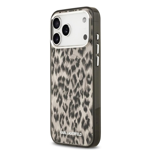 Karl Lagerfeld IML Leopard MagSafe tok iPhone 17 Pro Max (Barna) - KLHMP17XHDLEOICW