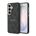 Guess PU Leather 4G Gold Frame Magnetic tok Samsung Galaxy S26+ (Fekete) - GUHMS26MP4MSEGCK