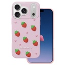 Apple iPhone 17 Pro Max Strawberry hátlap tok (Rózsaszín)