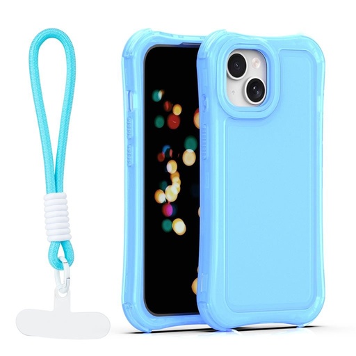 Apple iPhone 15 SafePop hátlap tok (Kék)
