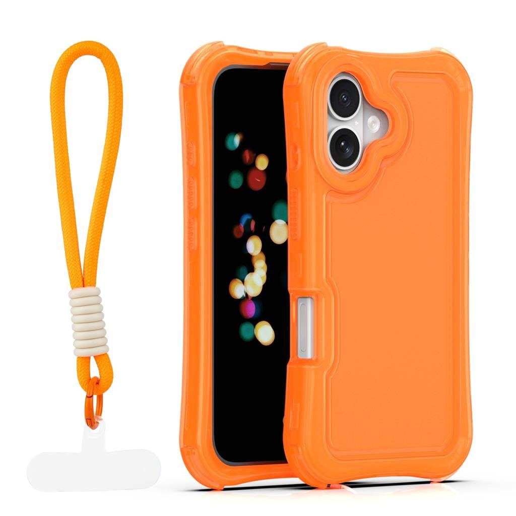 Apple iPhone 16 SafePop hátlap tok (Narancssárga)