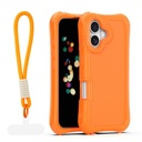 Apple iPhone 16 SafePop hátlap tok (Narancssárga)