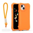 Apple iPhone 15 SafePop hátlap tok (Narancssárga)