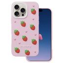 Apple iPhone 16 Pro Max Strawberry hátlap tok (Rózsaszín)