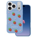 Apple iPhone 17 Pro Max Strawberry hátlap tok (Kék)