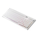 AVAX GM03 PRO 98% Gasket RGB Tri-mode mechanikus billentyűzet (Fehér) - Gateron red kapcsoló, magyar kiosztás