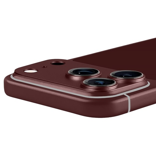Apple iPhone 18 Pro OBAL:ME Camera Lens Glass kamera sziget védőüveg (Mélycseresznye)